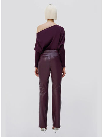 PANTALONE DAHLIA STRAIGHT, PLUM, small