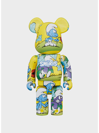BEARBRICK 100% + 400% THE SMURFS THE PURPLE, SMURF, small