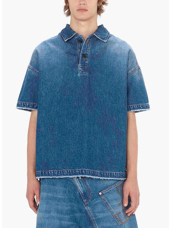 POLO IN DENIM, 804 LIGHT BLUE, medium