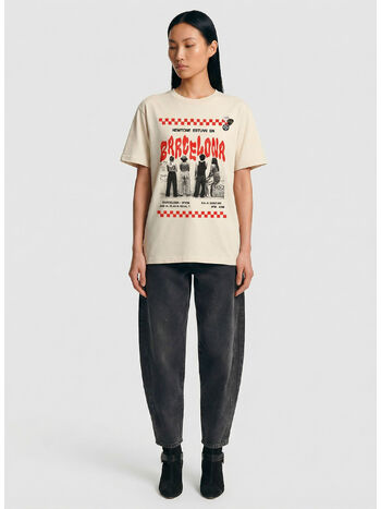 T-SHIRT TRUCKER TOWN, NATURAL, small