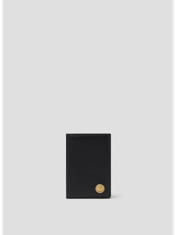 PORTACARTE MEDUSA BIGGIE, 1B00V NERO ORO, medium