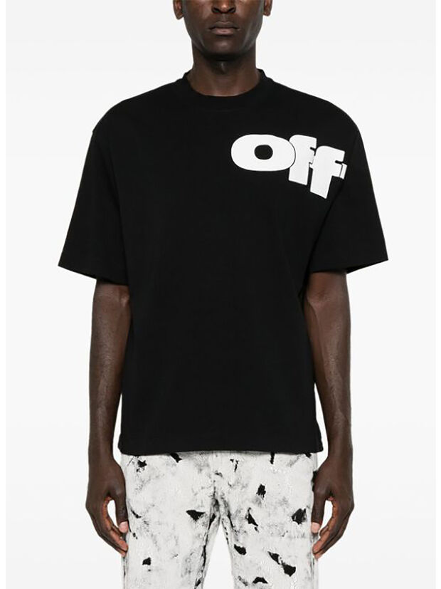 T-SHIRT SHARED LOGO SKATE S/S TEE, 1001 BLACK WHITE, large