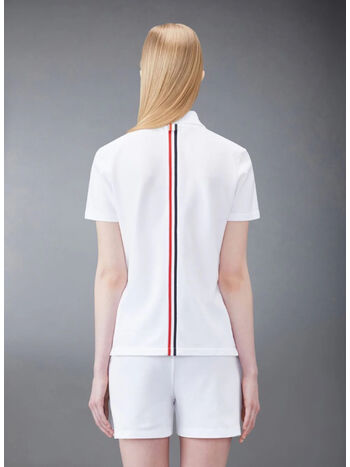 POLO A MANICHE CORTE, 100 WHITE, small