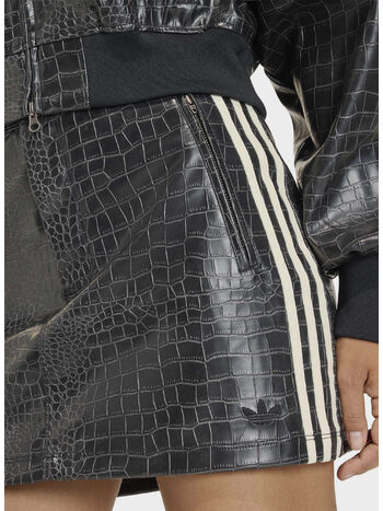 GONNA MINI PLEATHER, BLACK, small