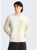 FELPA YUMIORI FULL ZIP, JN51 White Dune/Desert Stone, thumb