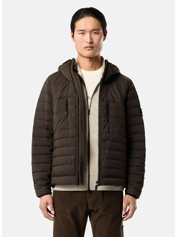 GIUBBOTTO SEAMLESS TUNNEL HOODED, V0078 COALGREY, medium