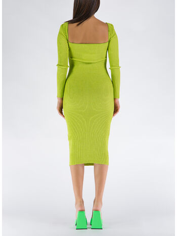 ABITO GREEN LUREX KNIT, GREEN, small