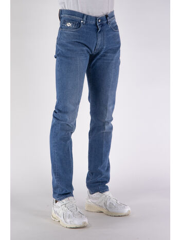 JEANS DENIM TAYLOR FIT, 1D520 WASHED MEDIUM BLUE, small