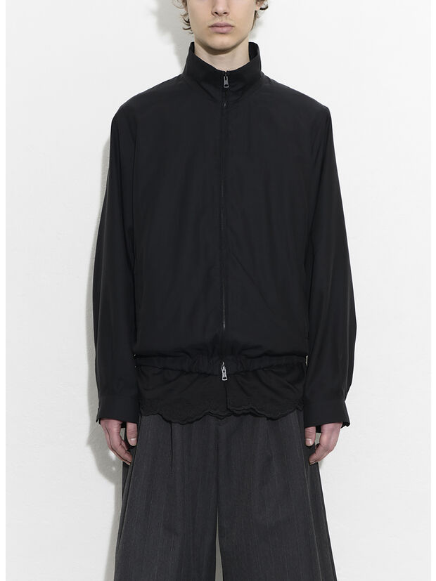 JACKET CASINO, Still Black Calm Cupro Cotton, large