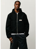 WORK JACKET UNLINED CANVAS, 0001 BLACK, thumb