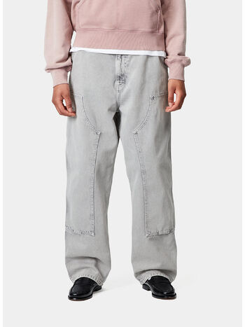 PANTALONE BRANDON DOUBLE KNEE, 895F BLACK CHALKWASH, small