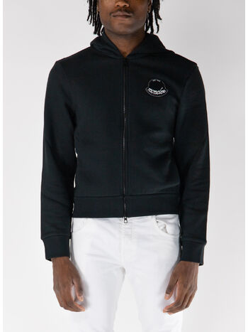 FELPA FULL ZIP CON PATCH LOGO, 998, small