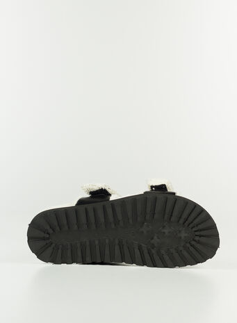SANDALO DOUBLE STRAP PLATFORM, A127BLACK, small