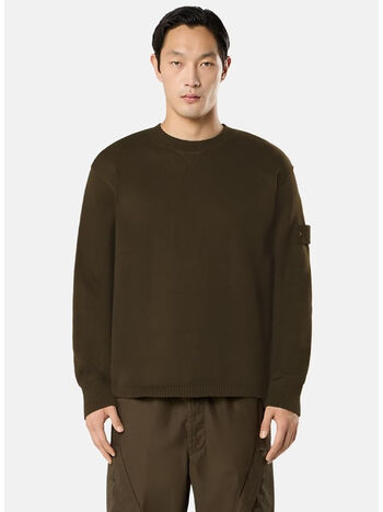 MAGLIONE GIROCOLLO S.I. GHOST, V0054 MILITARY GREEN, small