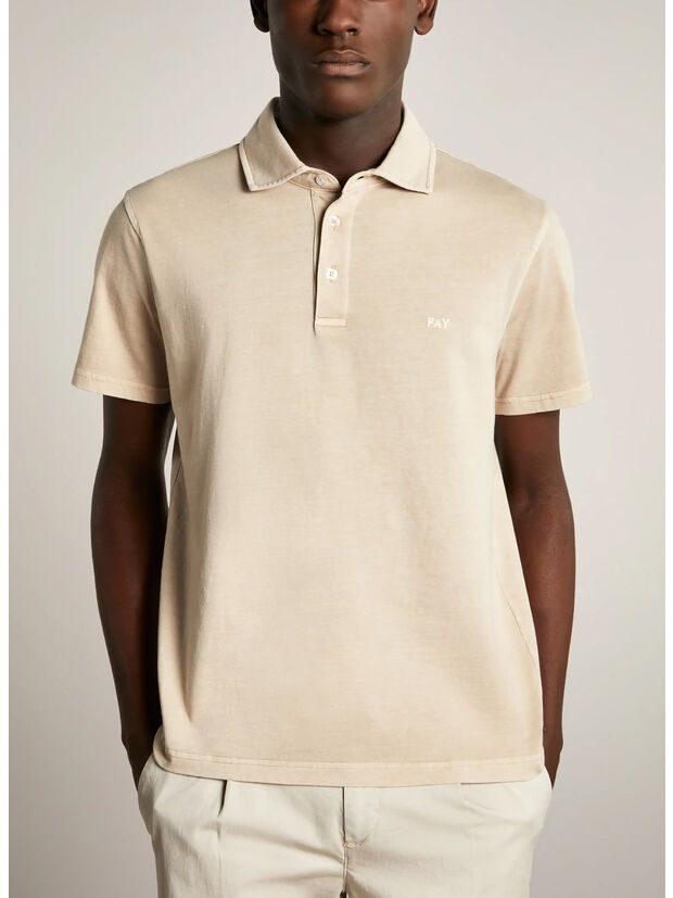 POLO JERSEY FROSTED EMBROID POCKET, C003 SABBIA, large