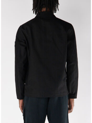 GIACCA CAMICIA PANAMA COTTON, V0029 BLACK, small