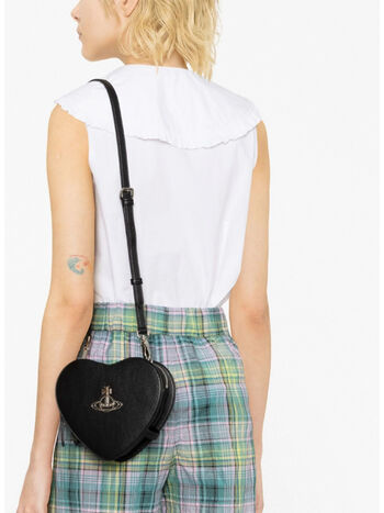 BORSA LOUISE HEART, N403 BLACK, small