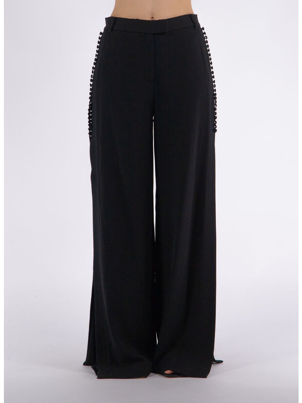 PANTALONE BLOSSOM PLEATED, BLACK, large