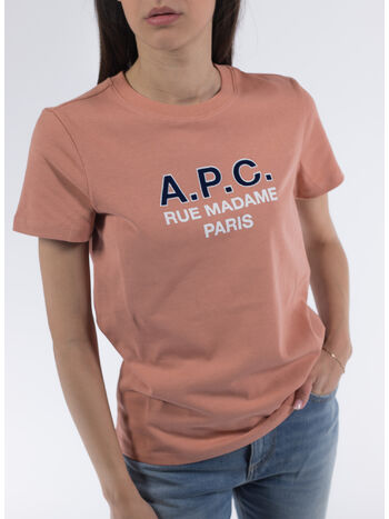 T-SHIRT APC MADAME, FAD  ROSE POUDRE, small