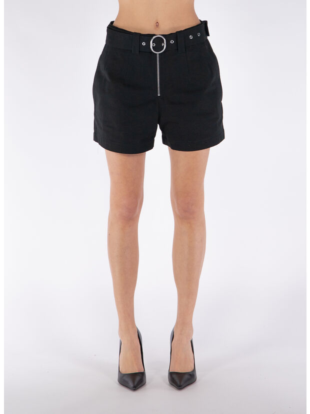 SHORT SARTORIALI CON CINTURA, 001, large