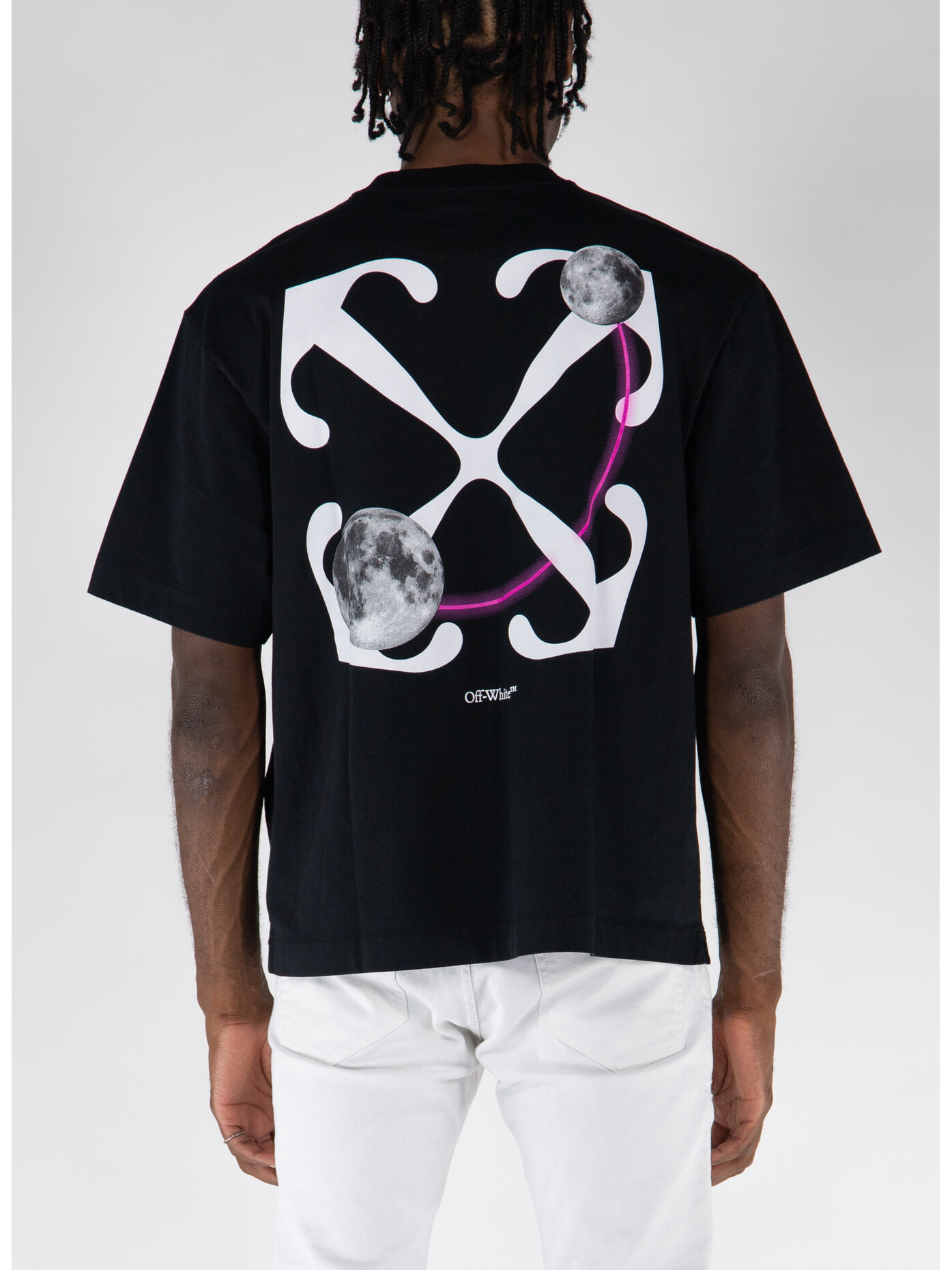 【Off White】MOON ARROW SKATE S/S ★関税送料込み OFF-WHITE T-SHIRT DBL MOON ARROW SKATE | a460593-115627 | Susi