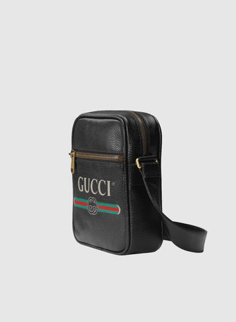BORSA MESSENGER GUCCI PRINT, 8163NEROGREGEVRVNERO, small