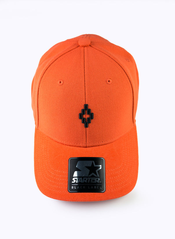 CAPPELLO CROSS CAP, ORANGE/BLACK, large