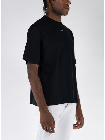 T-SHIRT DBL MOON ARROW SKATE, 1001 BLACK WHITE, small