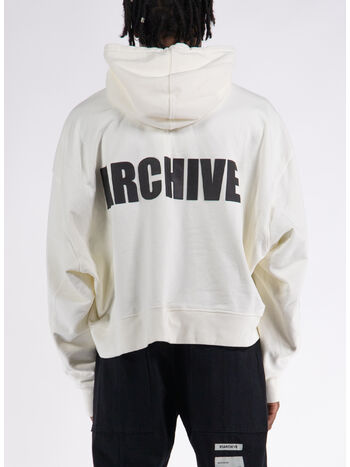 FELPA HOODIE SHORT, K02-101 HEAVY TERRY ECRU, small