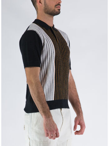 POLO TEXTURED, BSTR BLACK STRIPE, small
