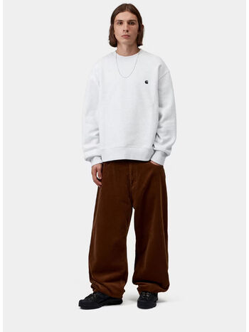FELPA MACK, 00OXX Ash Heather / Black, small