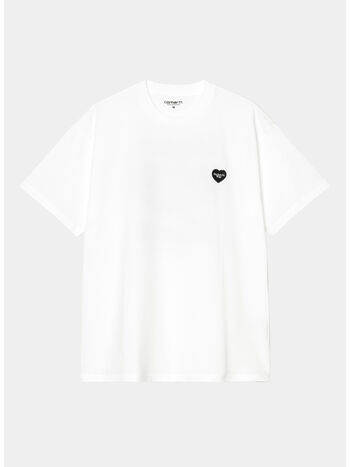 T-SHIRT S/S HEART II HARTT, 02XX WHITE, small