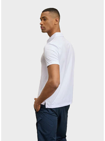 POLO TRASPIRANTE KEMP, 100 BIANCO OTTICO, small
