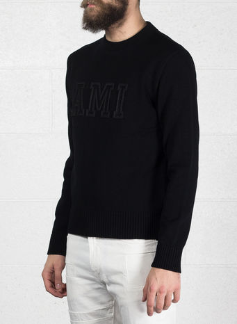 FELPA PULL COL ROND, 001BLACK, small