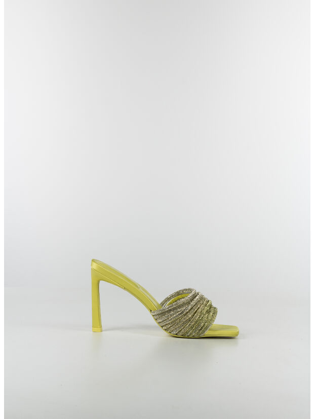 SCARPA LENA CRYSTAL HEELED MULE, LIME, large