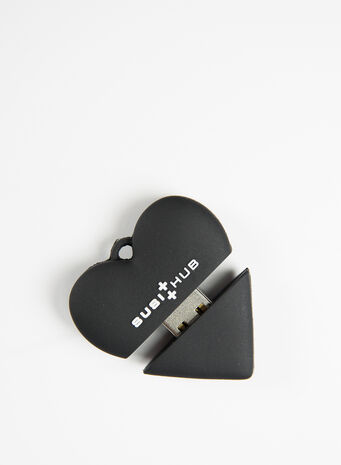 FLASH DRIVE BLACK HEART SUSIHUB, BLACK, small