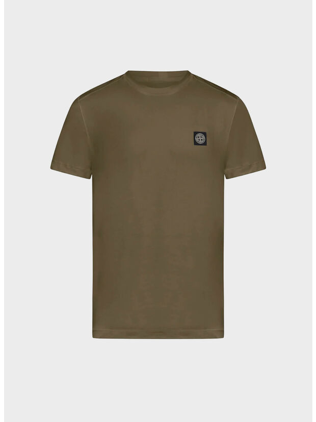 T-SHIRT 60/2 COTTON JERSEY, V0054 VERDE MILITARE, large