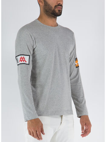 T-SHIRT A MANICHE LUNGHE, 1 T.GREY, small