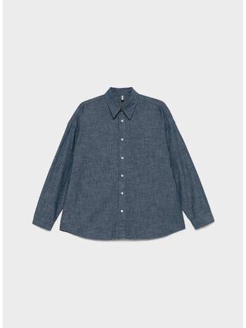 CAMICIA NOTE, 702 MID BLUE, small