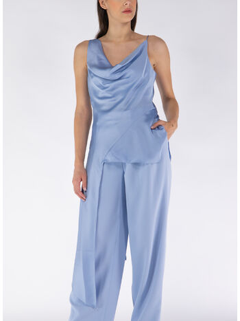 TOP RONNIE ASYMMETRIC, MARINA BLUE, small