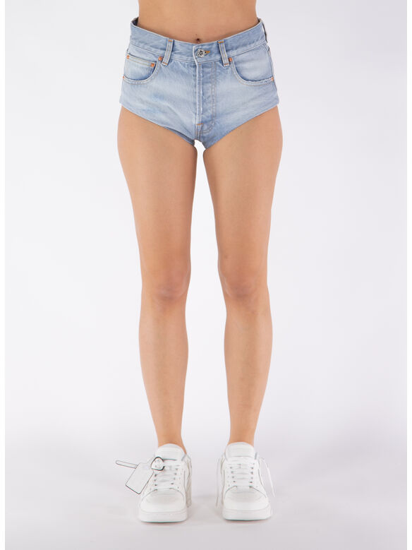 SHORTS DENIM HOT, BLUE, medium
