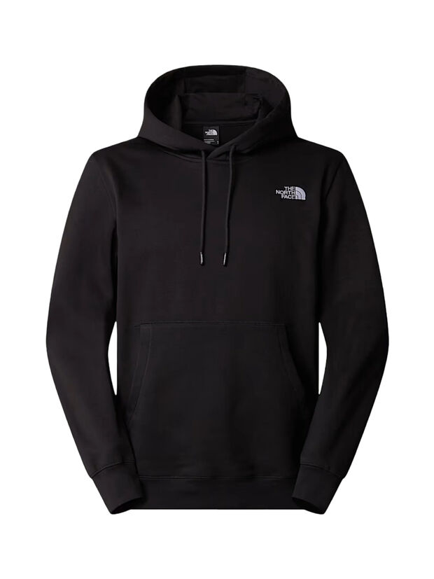 FELPA EVOLUTION SIMPLE DOME HOODIE, JK31 TNF BLACK, large