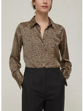 CAMICIA IN RASO A FANTASIA, 001 MACULA FONDO, thumb