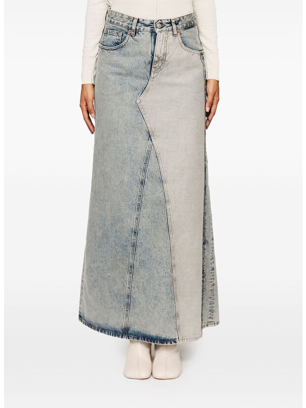 GONNA LUNGA IN DENIM, 962 LIGHT BLUE, large