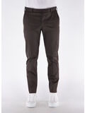 PANTALONE REBEL IN GABARDINA, 0180 MARRONE, thumb