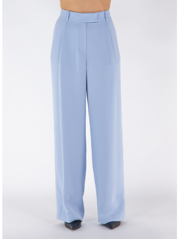 PANTALONE NOVIA PLEATED STRAIGHT LEG, MARINA BLUE, large