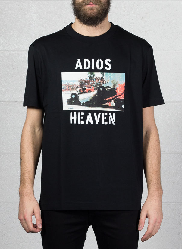 T-SHIRT ADIOS HEAVEN, BLACK, large