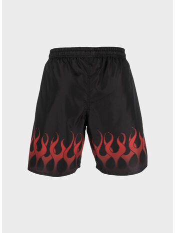 COSTUME WITH RED FLAME, BLACK, small