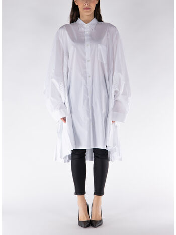 ABITO A CAMICIA OVERSIZE, WHITE, small