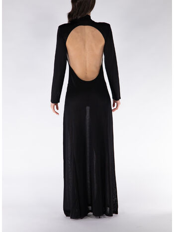 ABITO MIDI DA SERA CON RETRO APERTO, , small